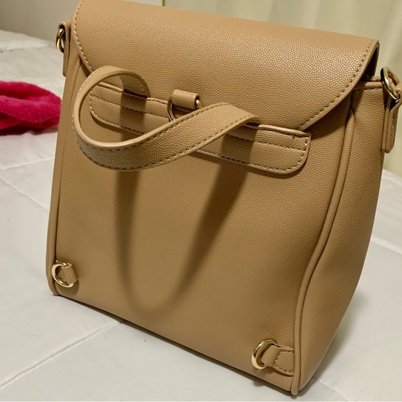 Vegan Leather Convertible Backpack - Picture 5 of 8